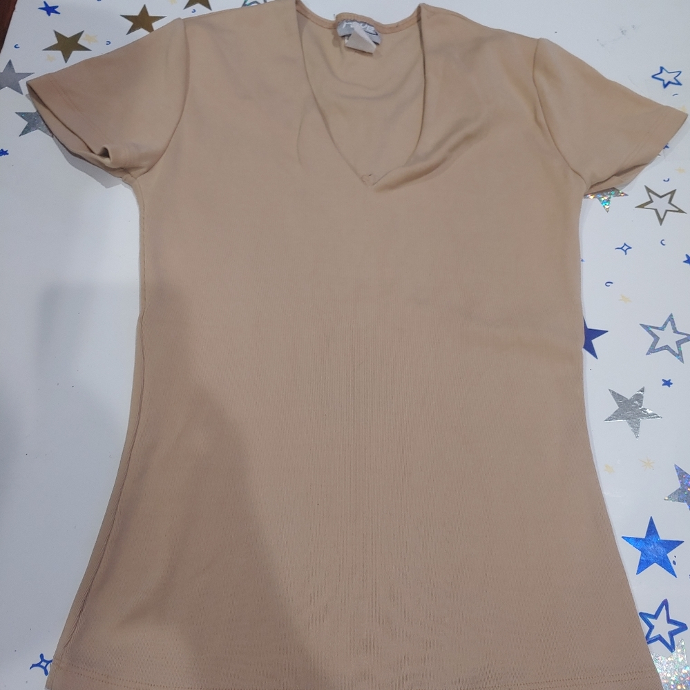 Vintage vneck bodycon top